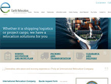 Tablet Screenshot of earthrelocation.com